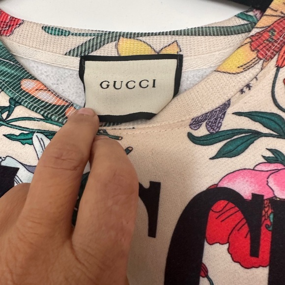Gucci Multicolor Floral Print Top - Picture 2 of 2
